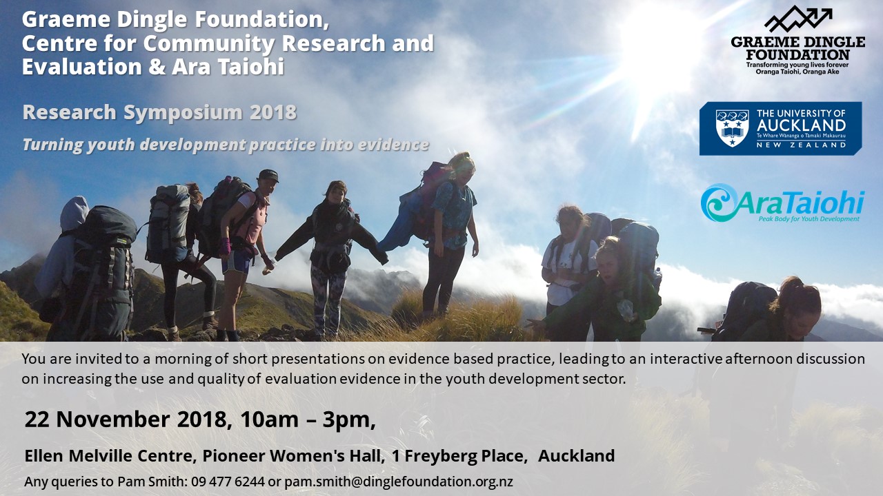 Research Symposium - Turning Youth Development Into Evidence