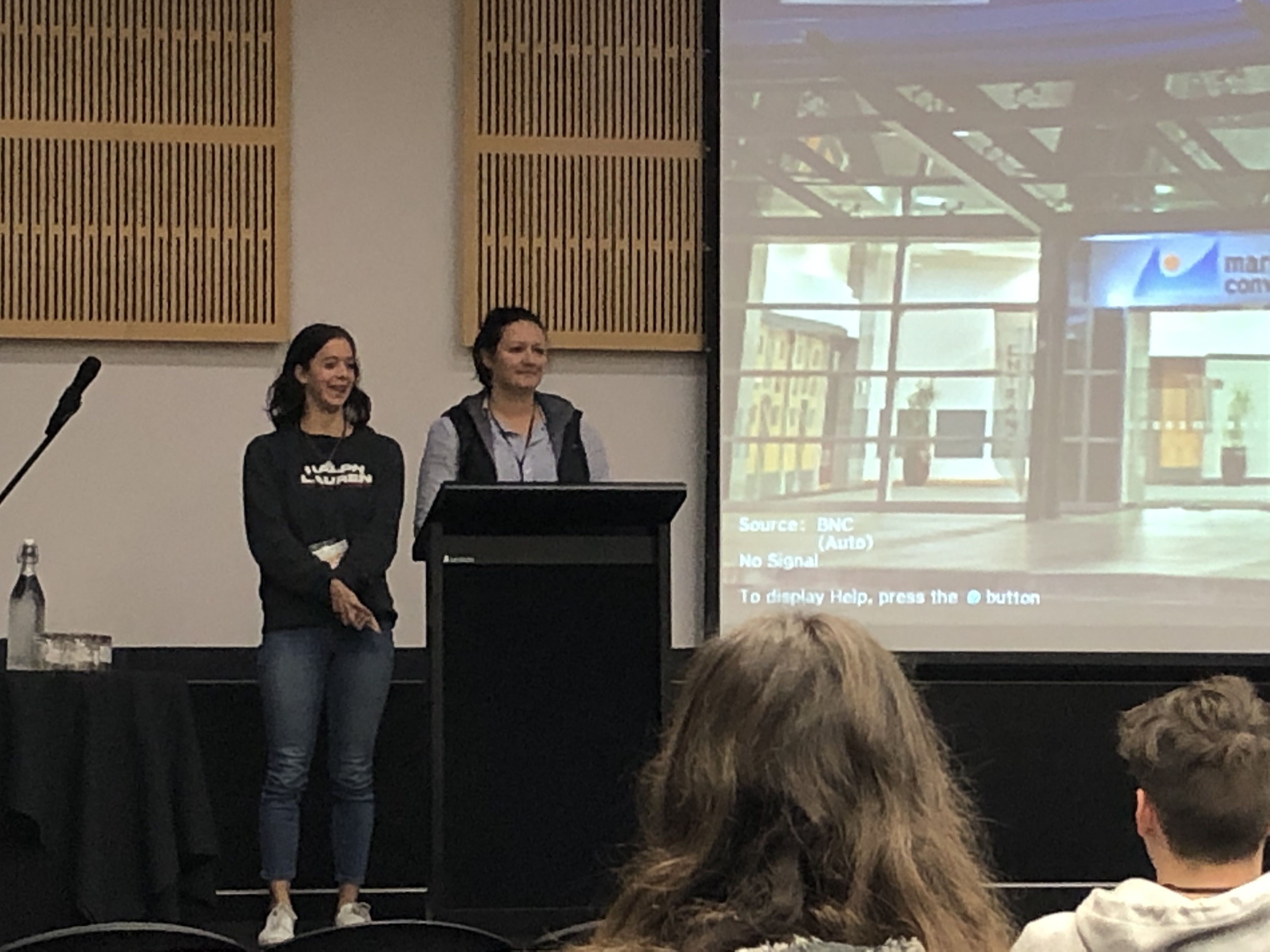 Jaimee Whitehead and Katie Bruce, Future of Work Conference 2019