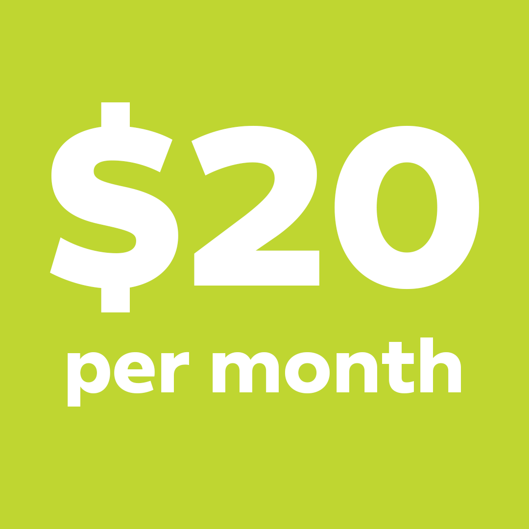 $20 Per Month