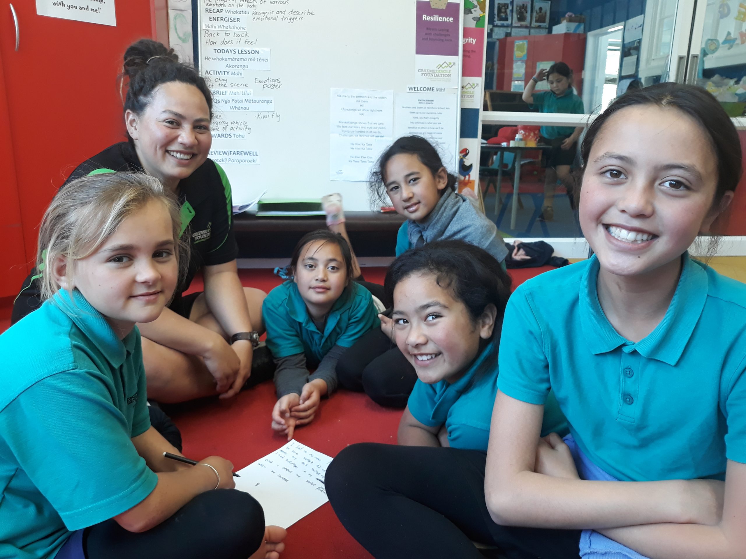 Group of students in Kiwi Can