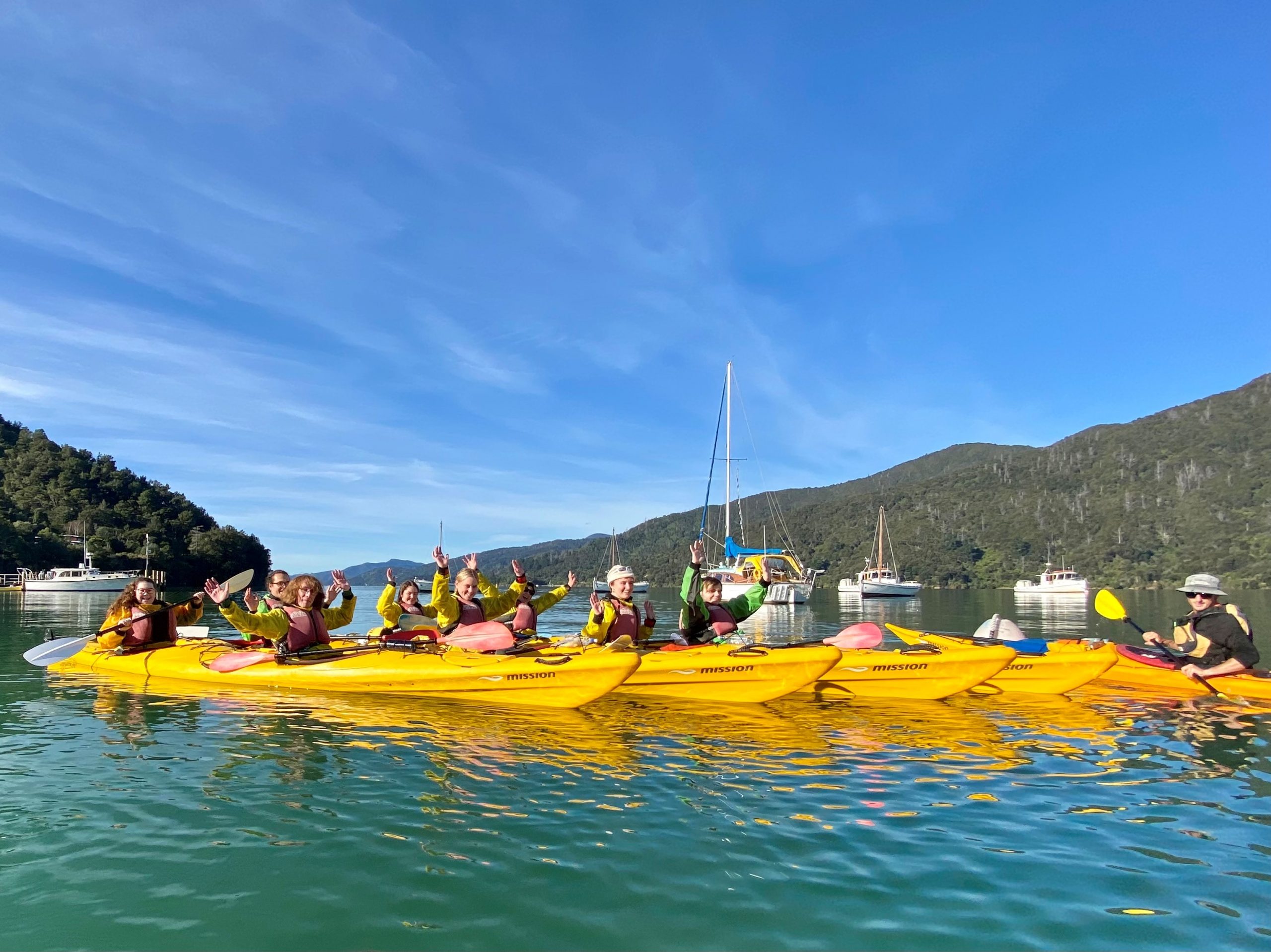 Career Navigator Community Marlborough, kayaking team day